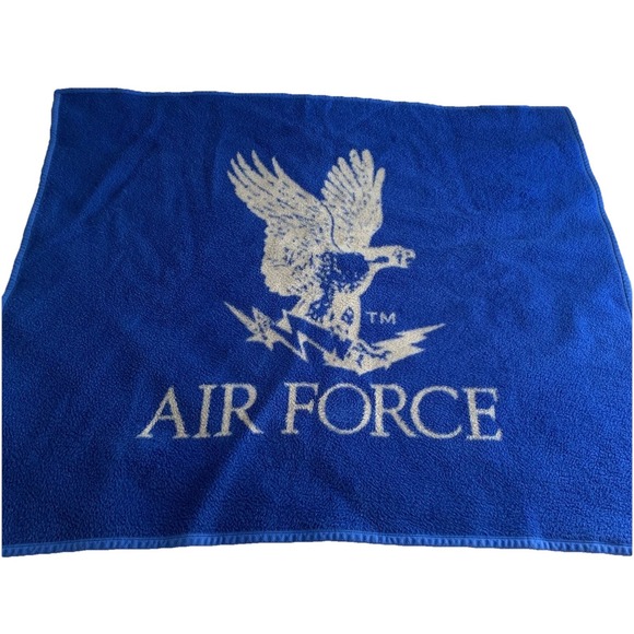 Biederlack Other - VTG Biederlack Military United States Air Force Eagle Fleece Blanket USA 47x54"